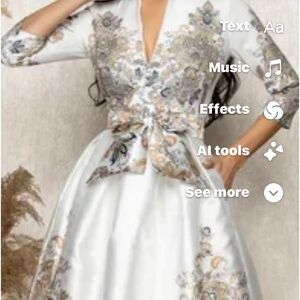 Size 14 beautiful polyester blend